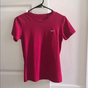 **SOLD**Nike Dri-Fit Pink Shirt size XS